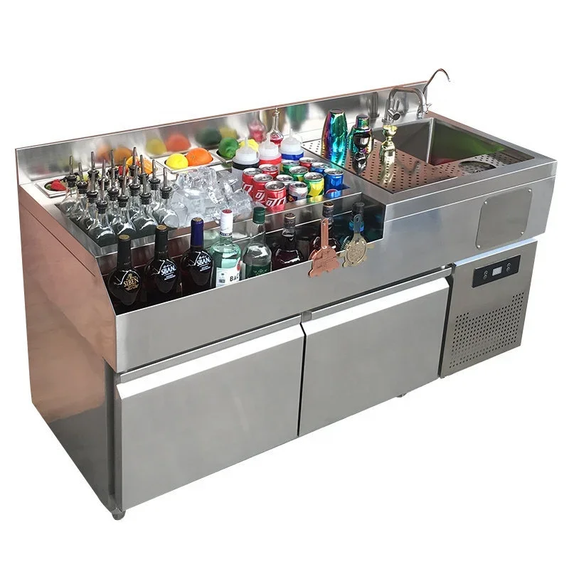 Professional American Style Bar Furniture Portable Bar Cabinets Equipment For Sale With Steel