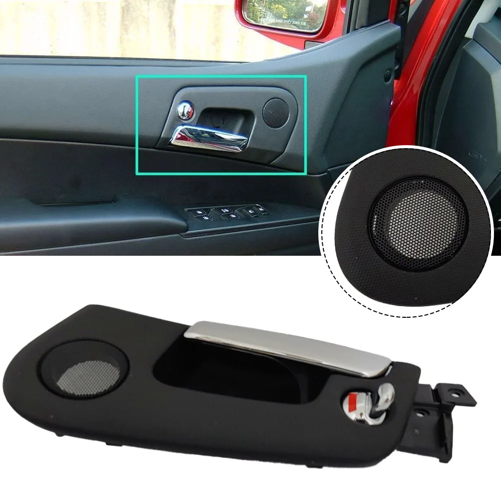 

New Inside Door Handle Interior Plug And Play Replacement Black For Sports 2005-2007 For Ssangyong Kyron Actyon Plastic 1PC