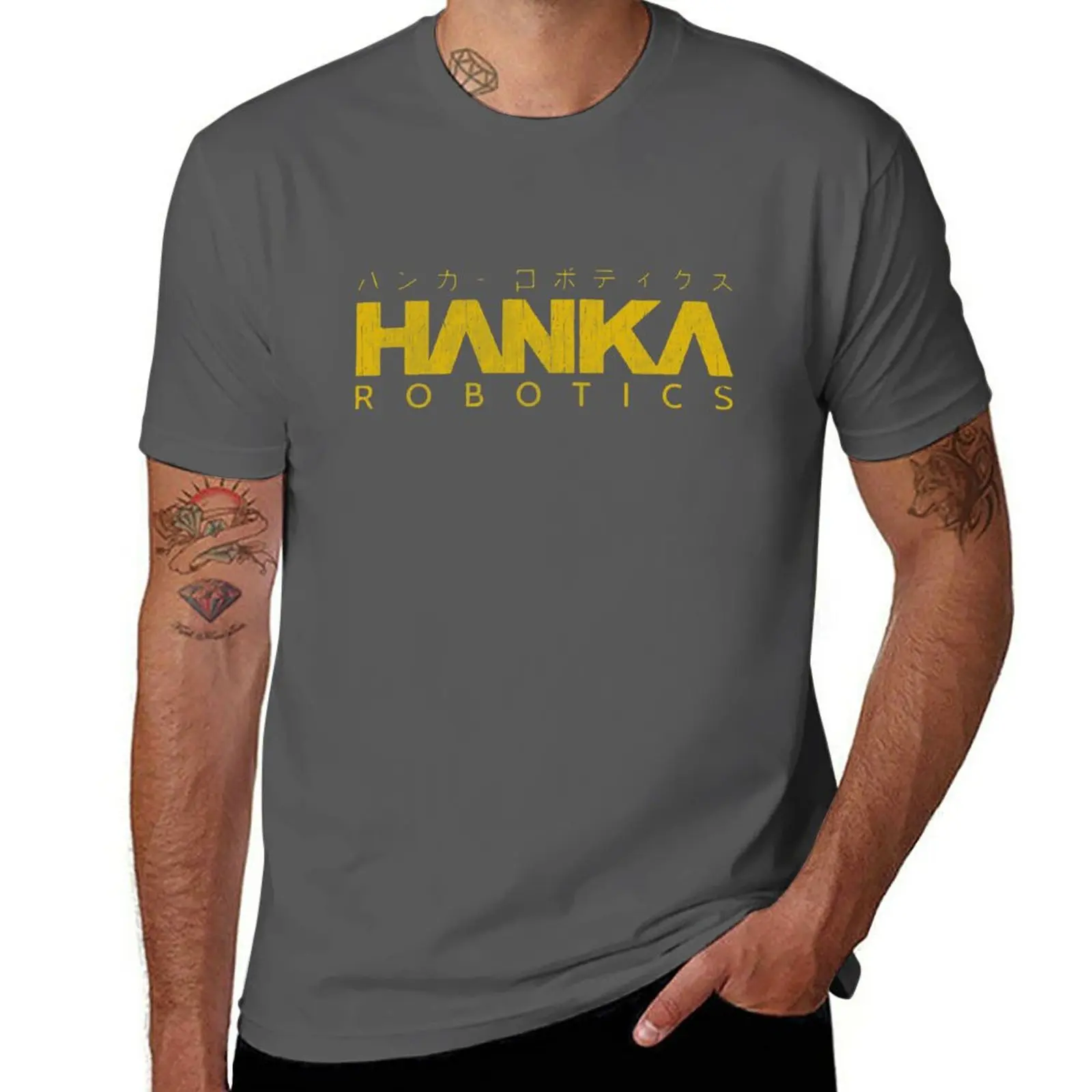 

New HANKA ROBOTICS T-Shirt graphic t shirts Aesthetic clothing clothes for men