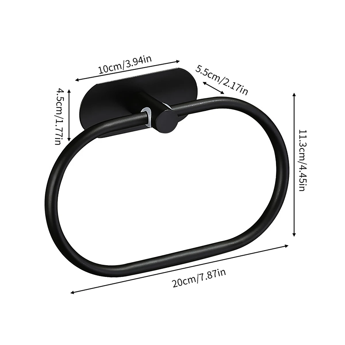 Stainless Steel Towel Rack Swivel Rustproof Towel Hanging Ring Heavy Duty Wall Mounted Towel Rack Bathroom Kitchen Accessories