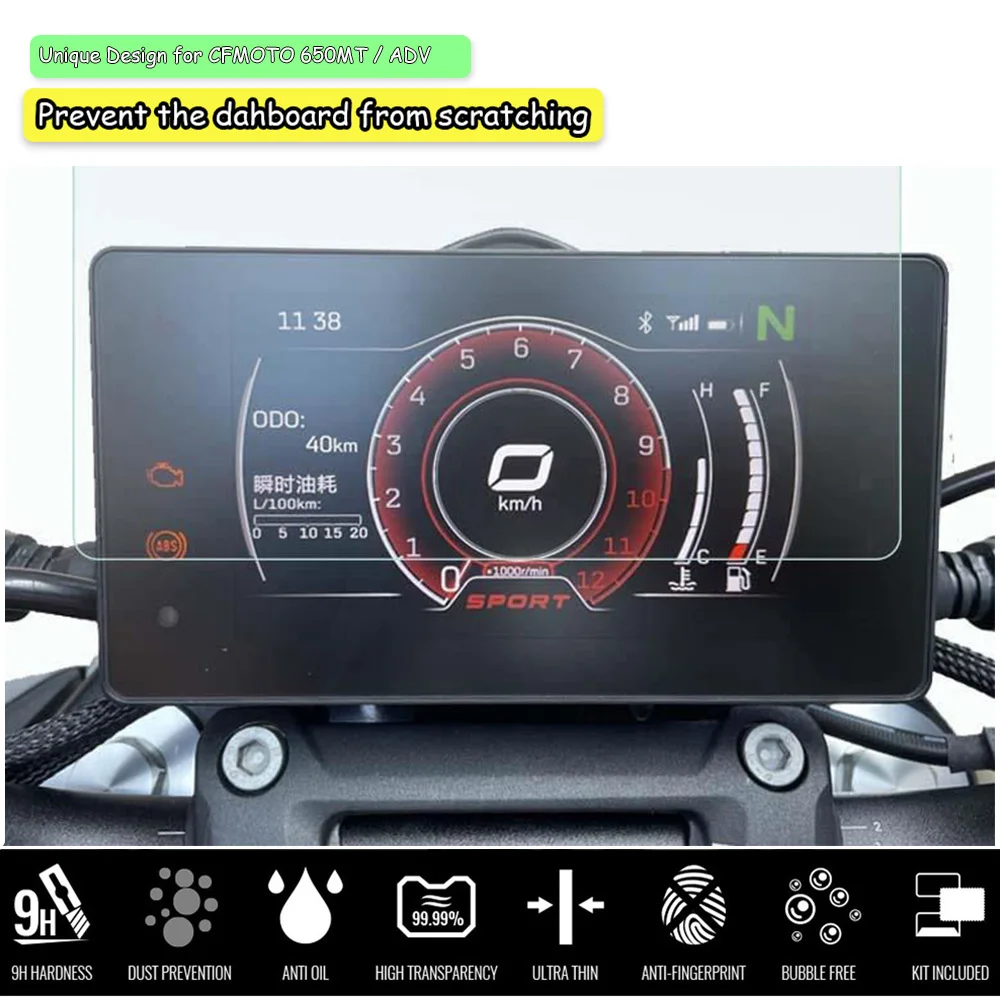 Motorcycle Accessories Cluster Anti Scratch Meter Film Dashboard Cover Screen Protector For CFMOTO 650MT 650 MT ADV Adventura motorcycle accessories