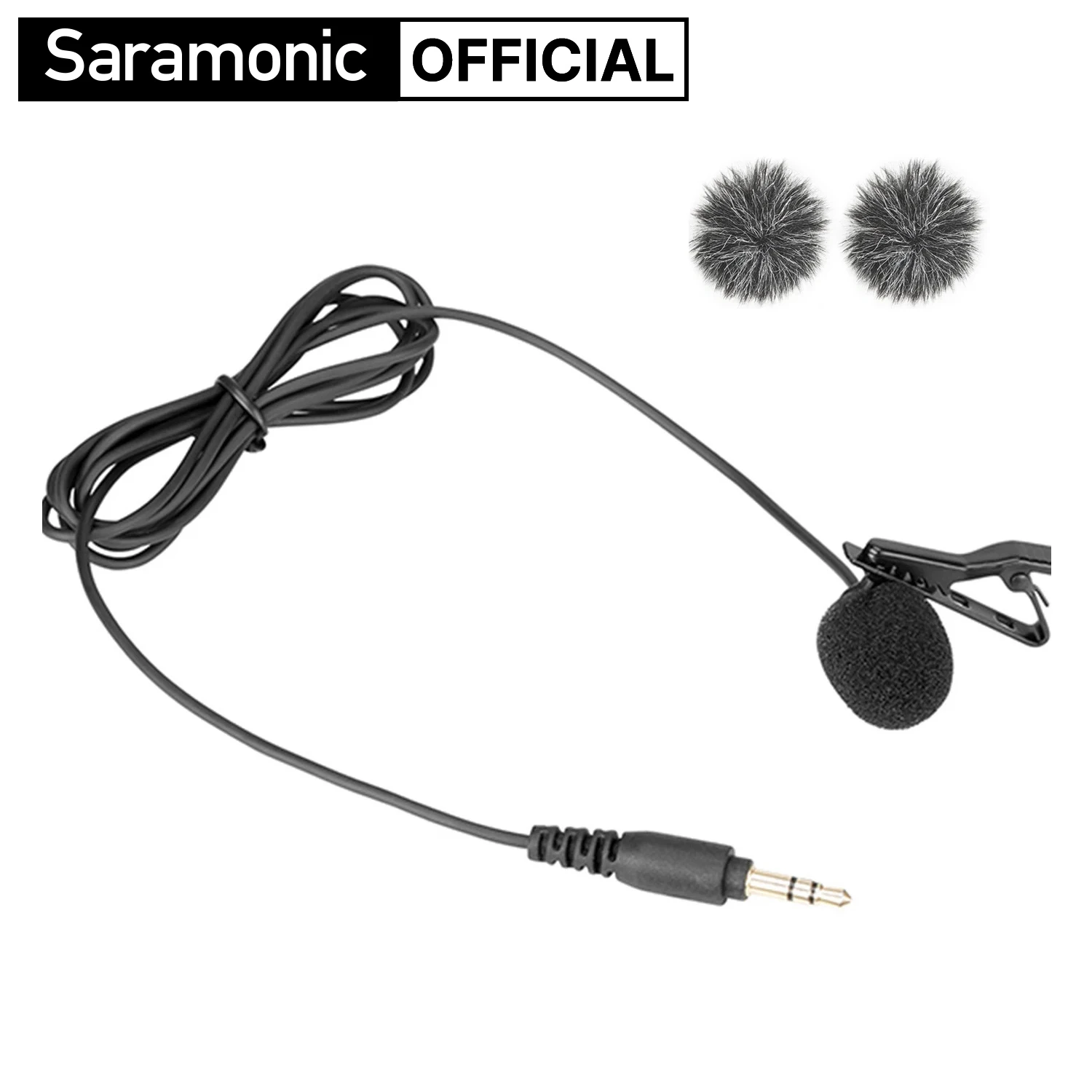 Saramonic SR-M1 3.5mm TRS Clip-on Condenser Lavalier Lapel Microphone for Blink500 Pro Wireless Microphone DSLR Cameras Youtube condenser microphone lavalier microphone