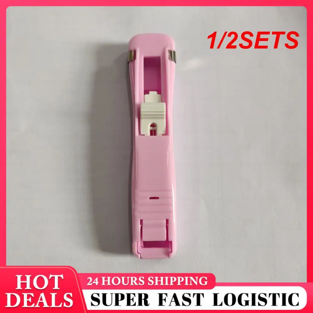 

1/2 комплекта, прозрачный степлер с зажимом