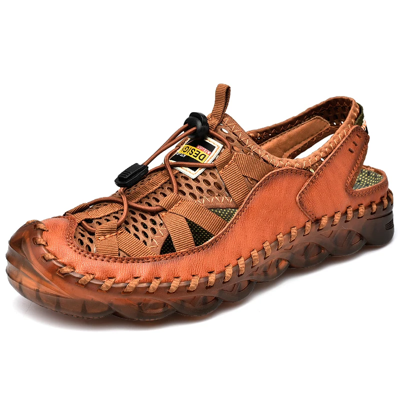 

Summer Sandals Leisure Outdoor Beach Gladiator Breathable Non-slip Sneakers Soft Bottom Trekking Water Hiking High Quality Soft