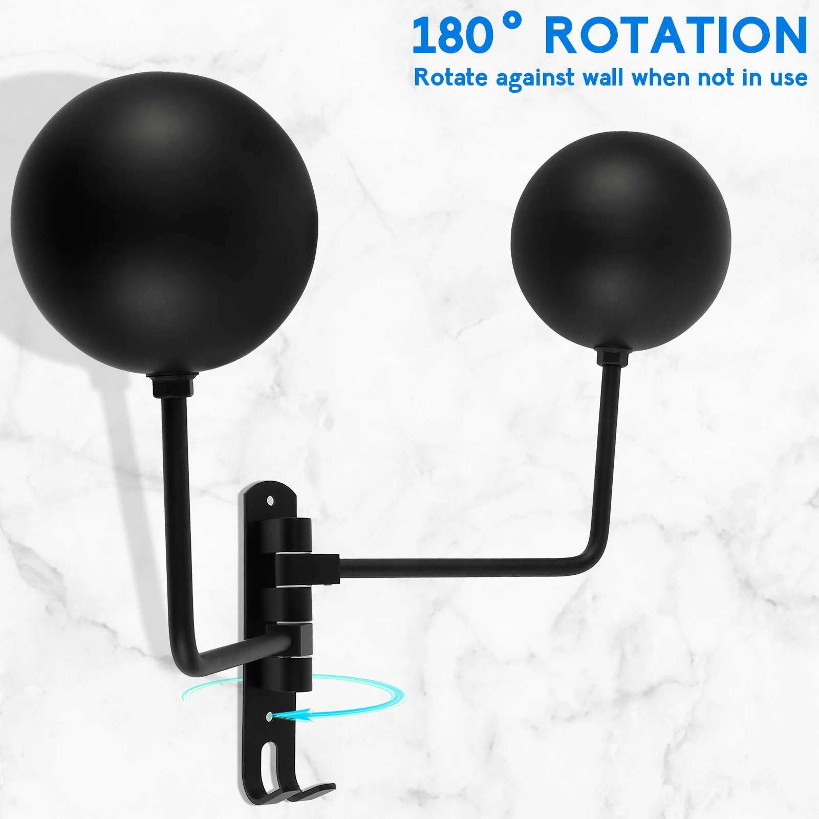 Motorcycle Helmet Holder New Motorcycle Helmet Holder Wall Mount 180&deg; Rotation Helmet Hanger Stand Rack Storage Hook for Motorcycle Bike Helmets