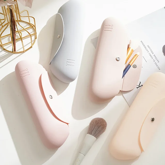 Bolsa de Armazenamento de Silicone: Organização e Proteção para Maquiagem e Artigos de Higiene Pessoal