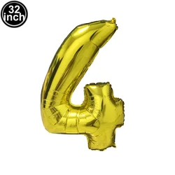 Celebratory Number 0 Jumbo Balloons - Multicolor 32 - Inch Party Decor - Other (Coffee)