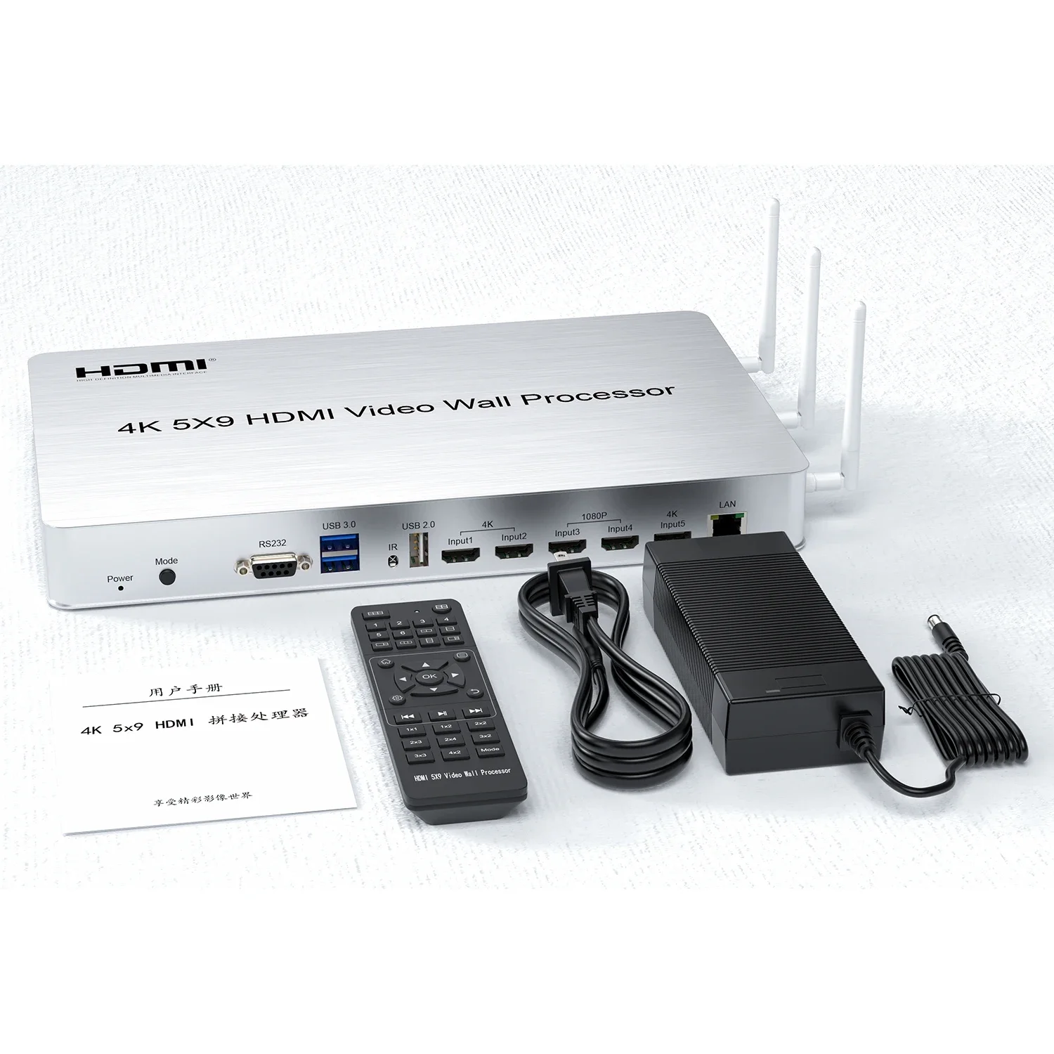 PIP 4K 3x3 5x9 HDMI 비디오 월 컨트롤러 수직 세로 화면 접합 프로세서 TV 스플라이서 줌 인 아웃 이동 90 180 ° 회전시키기