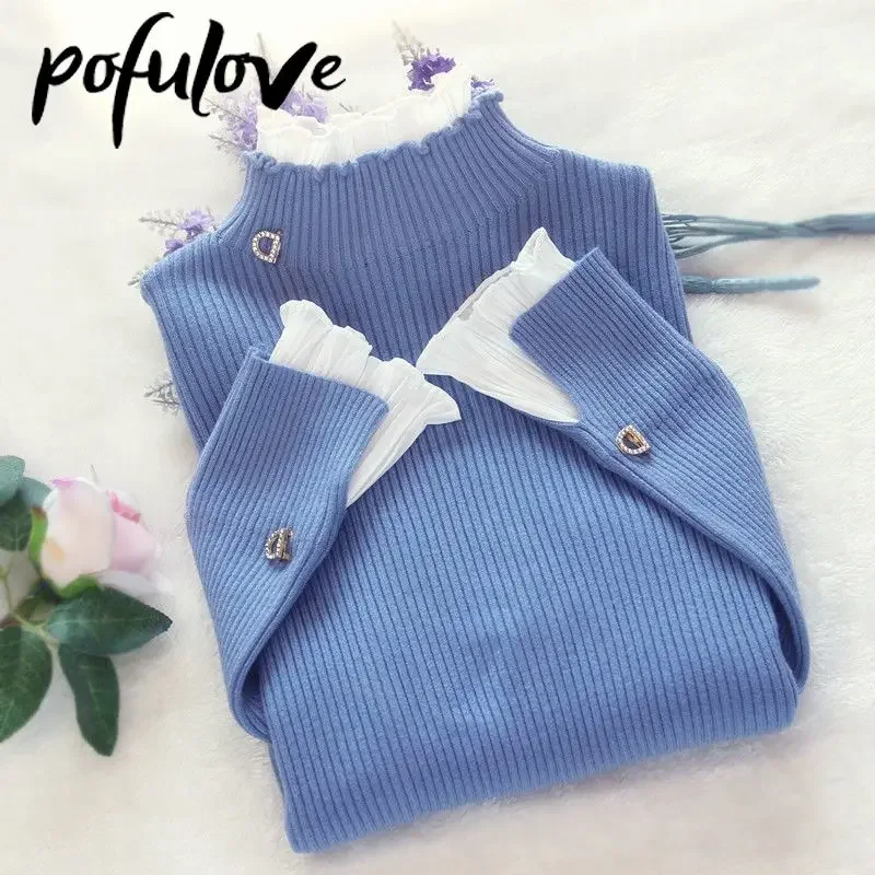 가을 겨울용 100% 캐시미어로 만든 남성용 터틀넥 니트 스웨터 8 스웨터 여성용 터틀넥 레이스 프릴 풀오버 여성용 트럼펫 슬리브 탑 솔리드 컬러 니트웨어 트렌드 스웨 여성 니트 여성 의류 배송비 없음터 가을 겨울 스웨터 블라우스 겨울옷 여성용 2022년 겨울 트렌드 니트 복고 최고급 여성용 캐시미어 블라우스 니트 반목폴라 베이스 스웨터 가짜 투피스 두목 귀걸이 네크라인 상의녀 2023 가을겨울 새 나팔소매