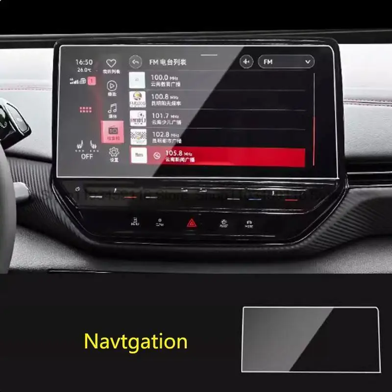 Pellicola Proteggi Schermo In Vetro Temperato Per Volkswagen Id.5 Id.6 2022-2024 12 Pollici Autoradio Navigazione Gps Raccordo Antigraffio