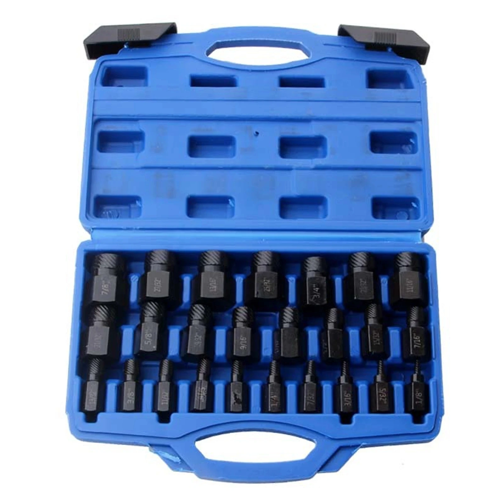 

25pcs Damaged Screw Extractor Remover Set Hex Shank Broken Bolt Extractor Drill Stripped Broken Screw Bolt Demolition Tools