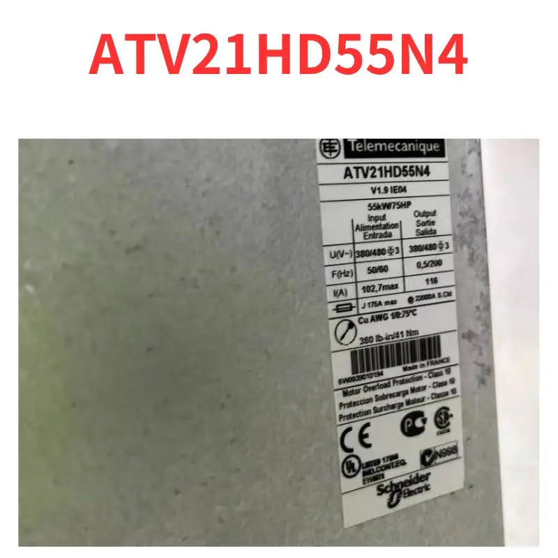 

Second-hand ATV21HD55N4 inverter test OK Fast Shipping