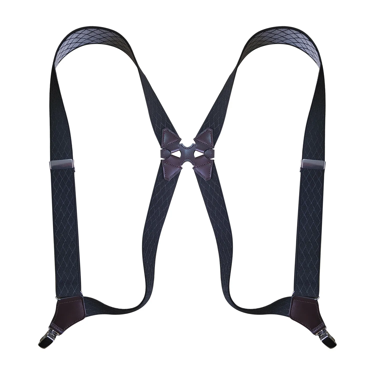 

High Quality Unisex Casual 3.5CM Side Adult 2-clip Elastic Suspender for Suit Formal Attire Accessories