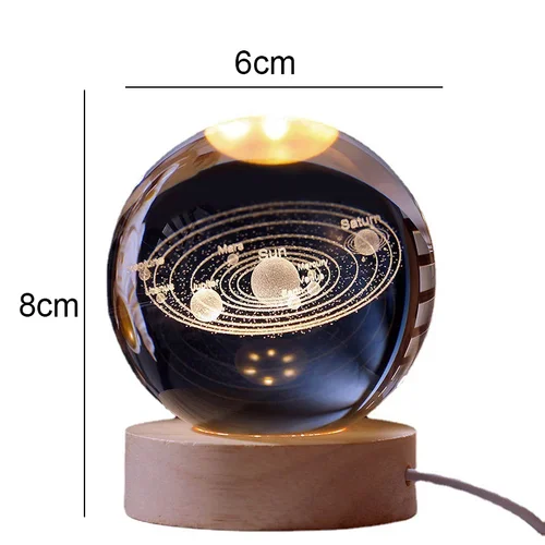 LED 야간 조명 크리스탈 별이 빛나는 하늘 프로젝터 테이블 램프, USB 전원, 발렌타인 데이, 생일 선물, 침실 장식, 참신한 조명 4