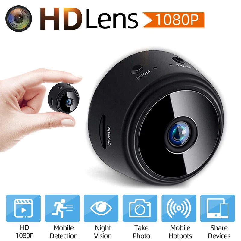A9 Mini Surveillance Camera 1080P HD iP camera Night Version Voice Video Security Wireless Mini Camcorders cameras WiFi Camera 1