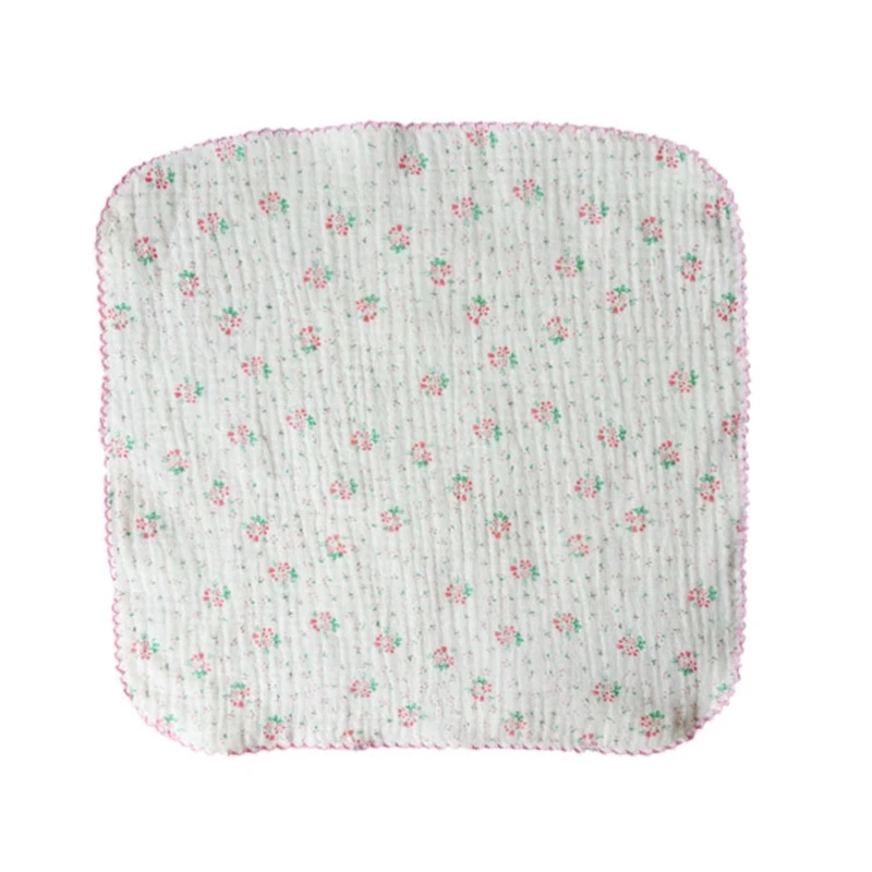 

Baby Facecloth Cotton Drooling Bib Square Burp Cloth for Infant Baby Sweat Wipe Cloth Bath Towel Soft & High Absorbent