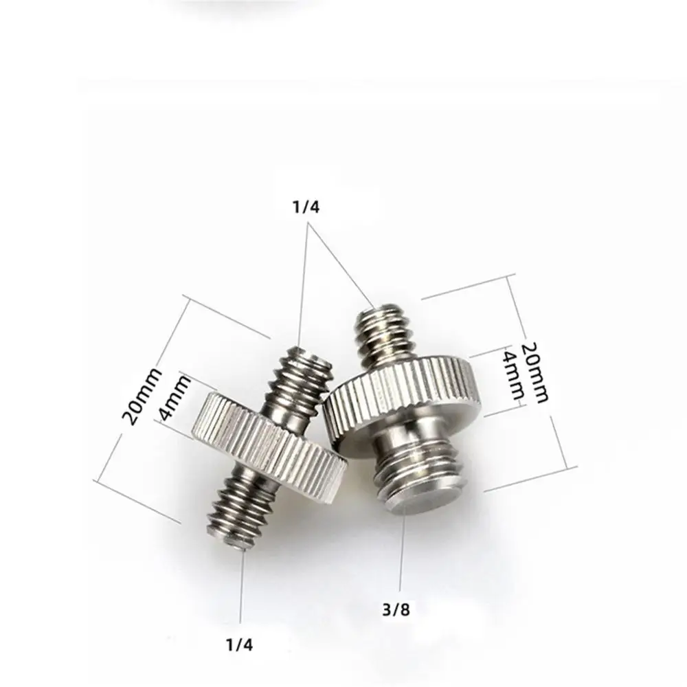 Camera Conversion Screw 1/4 Male to 3/8 Male Screw Tripod Monopod Mount Adapter Photography Accessories