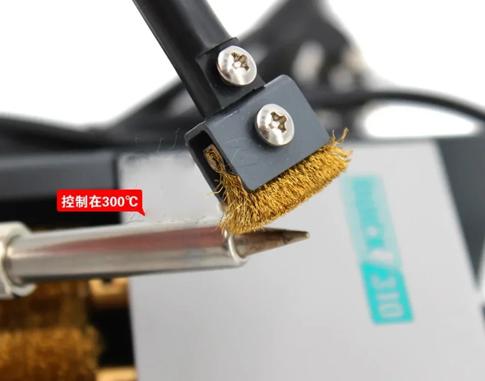 Original QUICK310 tip cleaning machine soldering iron automatic cleaner soldering nozzle electric cleaning machine  brush 2