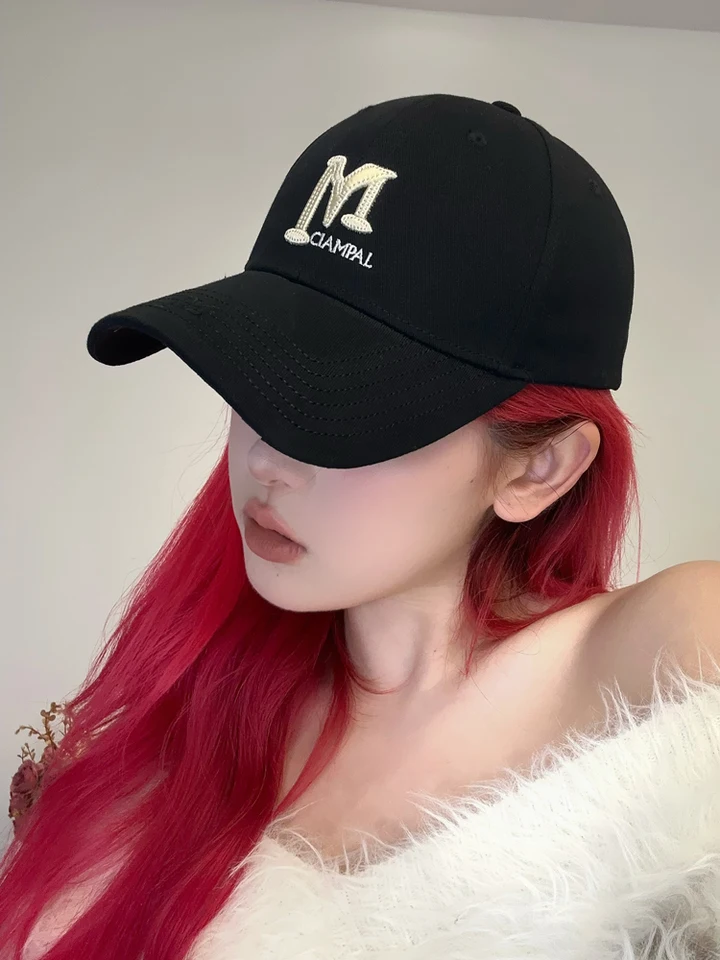 COCO Jocelyn 디자이너 협업 고품질 트렌디 브랜드 딥 탑 보여주는 얼굴 작은 하드 탑 야구 모자 여름 2024