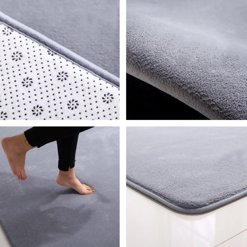 Floor Mat Coffee Mat Shaggy Rugs Living Room Carpet Sofa Coffee Table Rugs Bedroom Non-slip Soundproof Home Carpet Balcony Bay Window Mat