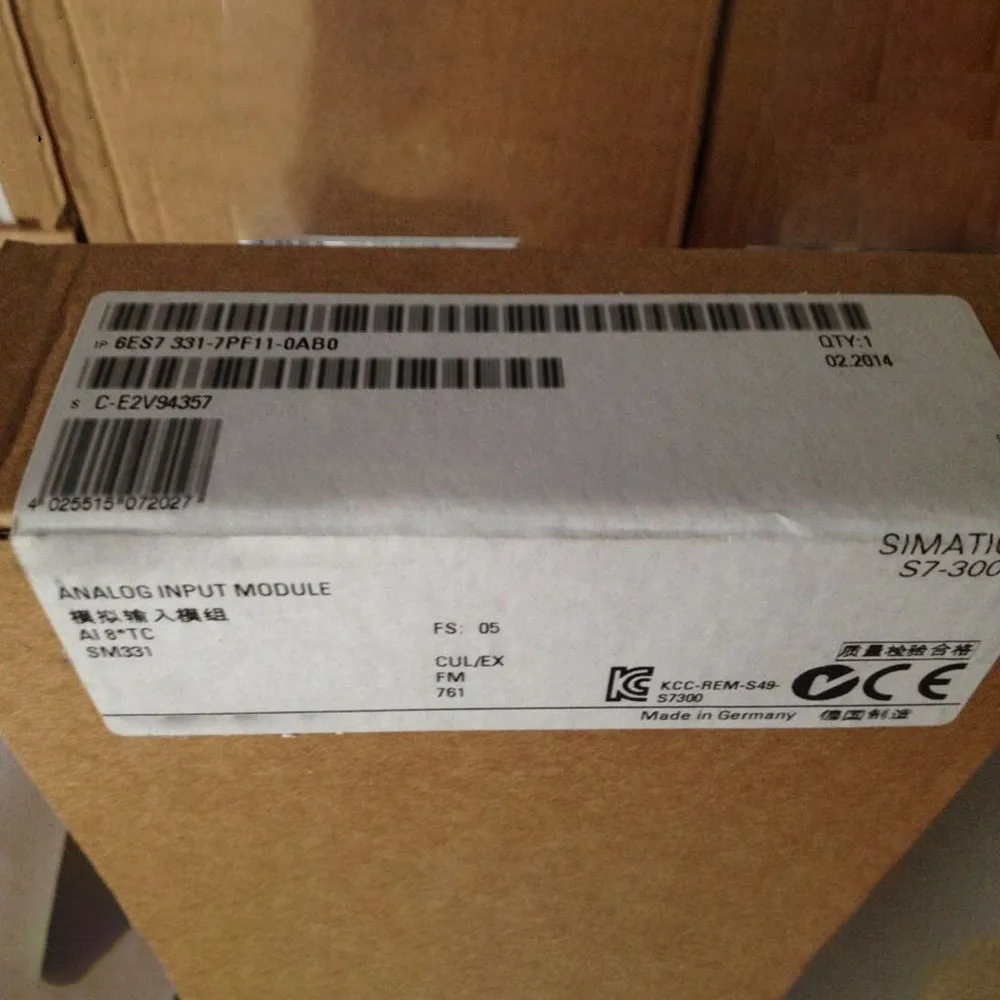 

Brand New in Box Sealed For Siemens 6ES7 331-7PF11-0AB0 6ES7331-7PF11-0AB0 Control Module