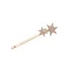 4 Pcs Five-pointed Star Hairpin Girl Barrette Pentagram Bobby Drill Alloy Barrettes 2
