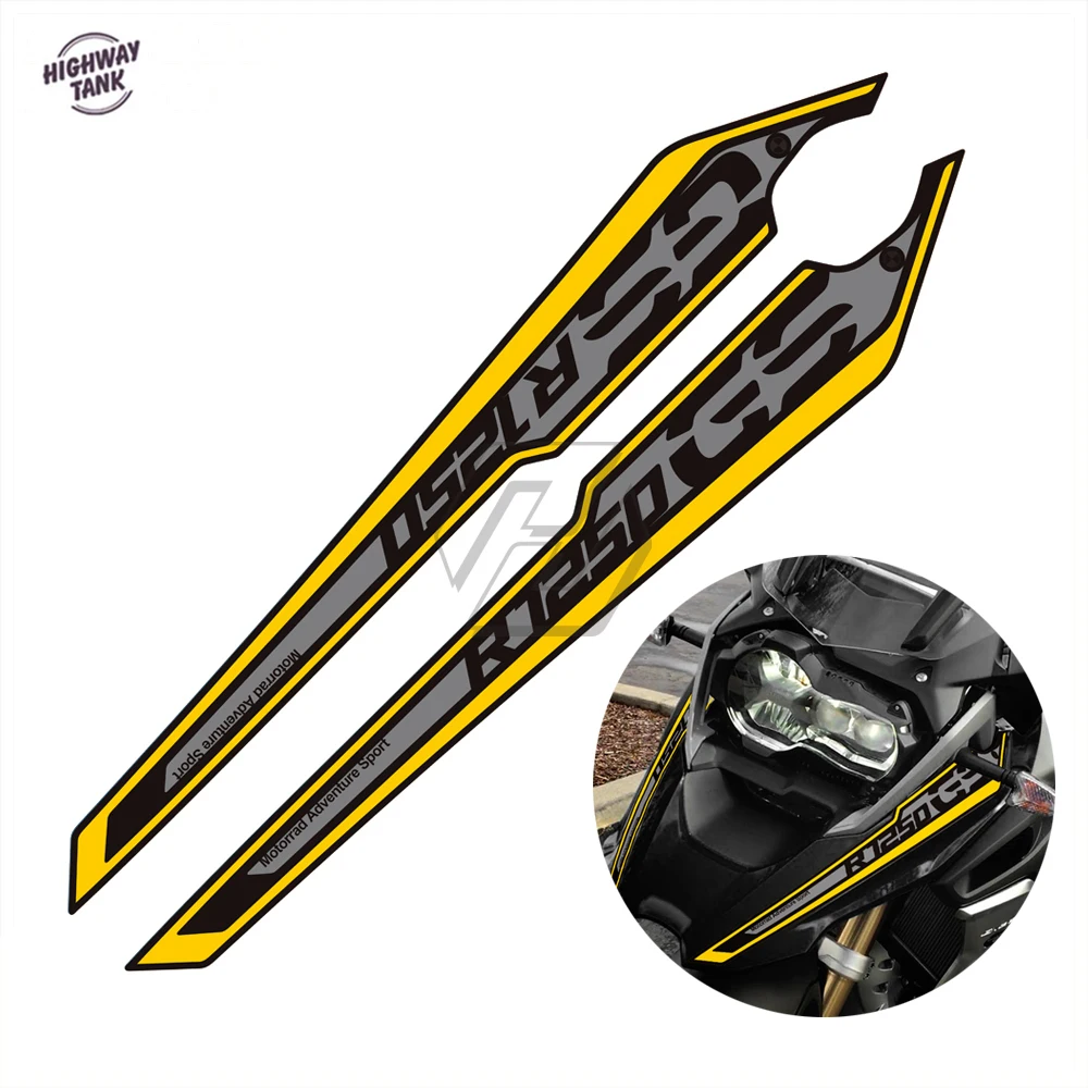 Motorcycle Front Fairing Sticker Case for BMW R1250GS 2018-2022 ( Not Adventure )
