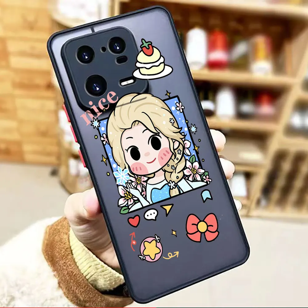 thumbnail image 1 of Funda mate para Xiaomi 13 12 12S 12T 11 11T 10 10T 10S 9 8 6X 5X PRO LITE 5G Funda Coque Capa Shell dibujos animados Anime Blancanieves, 1 of 5