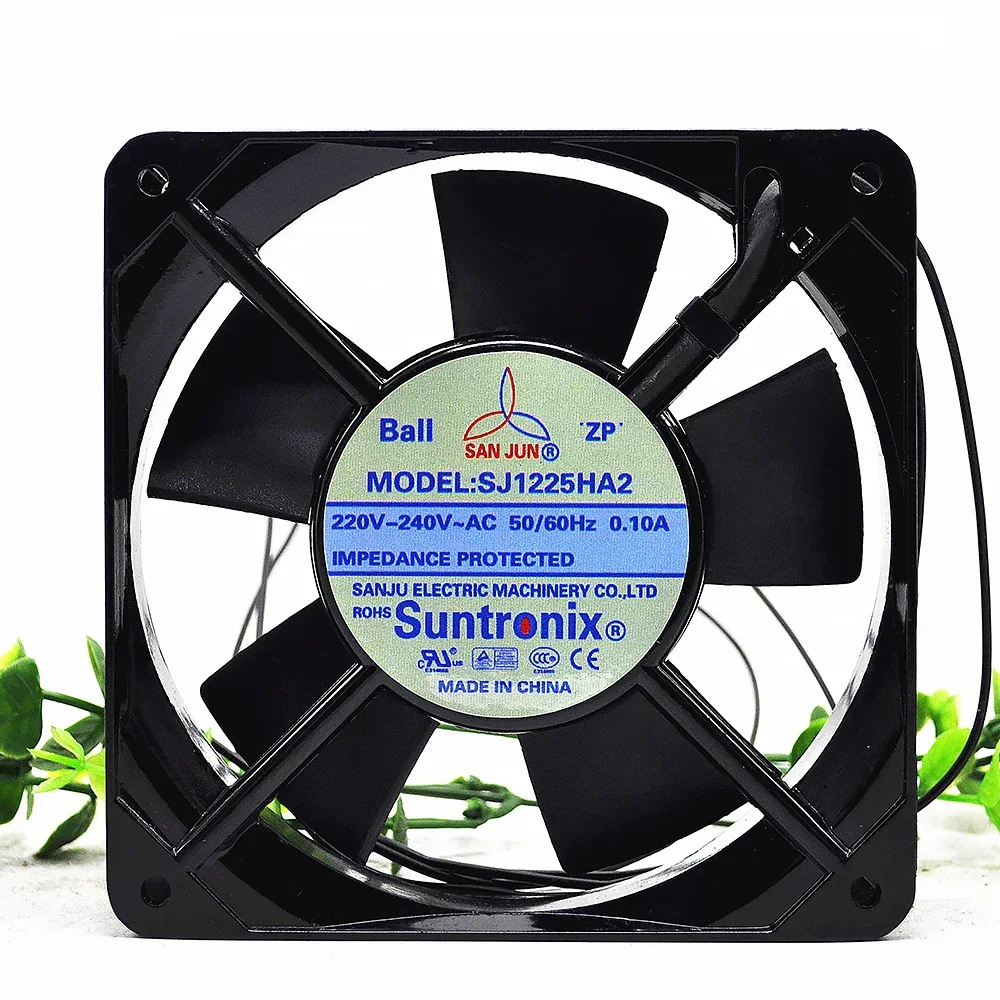Новый вентилятор охлаждения для san jun suntronix SJ1225HA2 220V 0.10A 1225 12 см новый оригинальный dp200a p n 2123hsl 220v 0 14a 12 см 120x120x38mm промышленный чехол шкафа вентилятор охлаждения