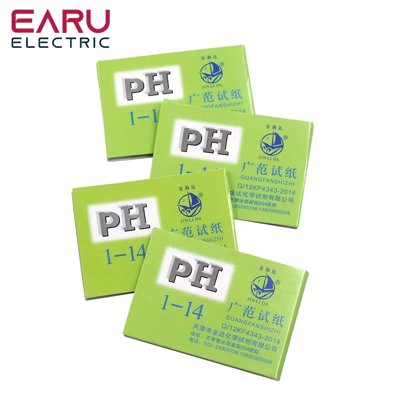 80 Strips/pack PH Test Strips Full PH Meter Controller 1-14st Indicator Litmus Tester Paper Water Soilsting Kit Factory