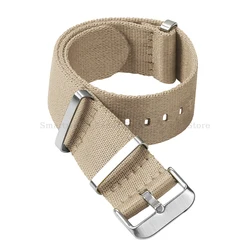 Premium Soft Nylon Military Sport Watch Strap with Pin Buckle - Braided Design, 20mm & 22mm Options - 22mm (20)