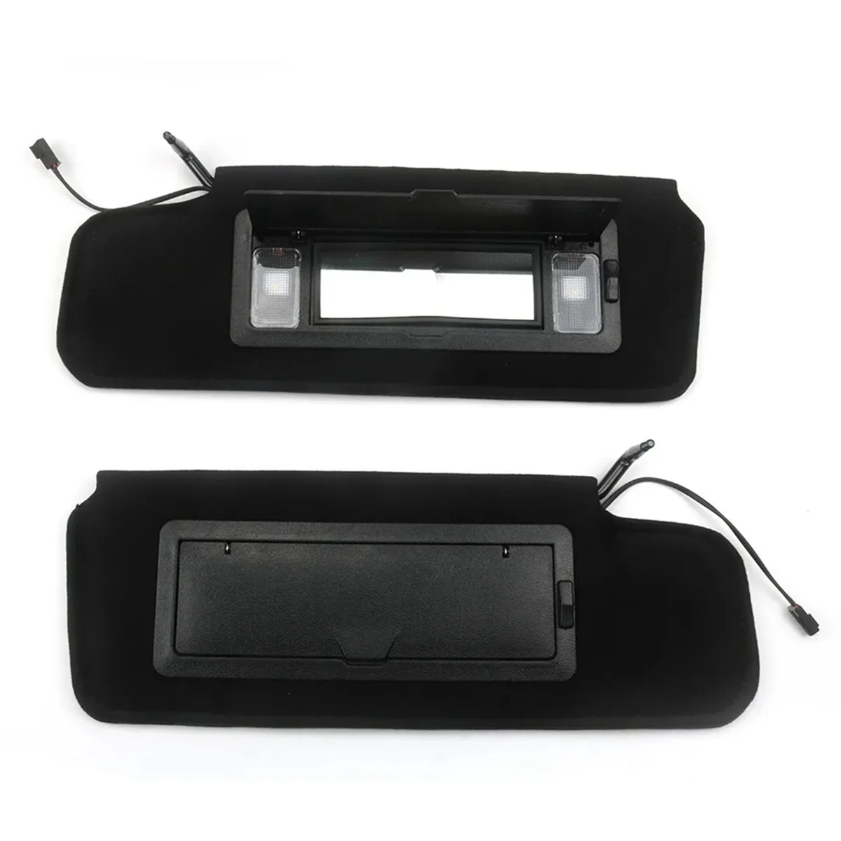 1Pair Car Sun Visors Shades W/LED Light 12459827 14081826 for Chevrolet Corvette C4 1984-1996 Sunvisors Vanity Mirror 6