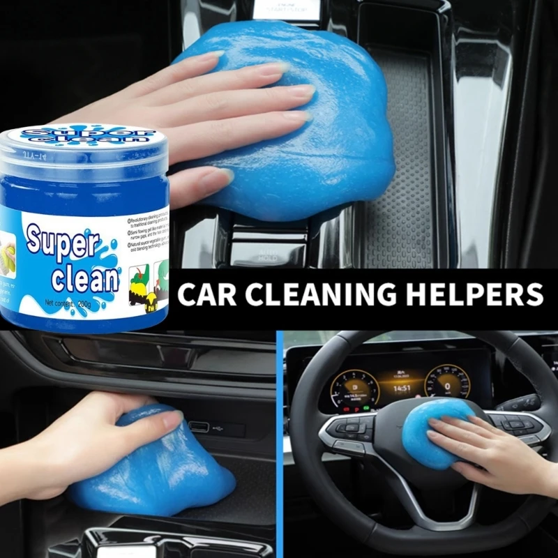 160g/200g Flexible Keyboard Cleaner Car Cleaning Gel Detailing Tool Automotive Interior Clean Gel Dust Mud N84F