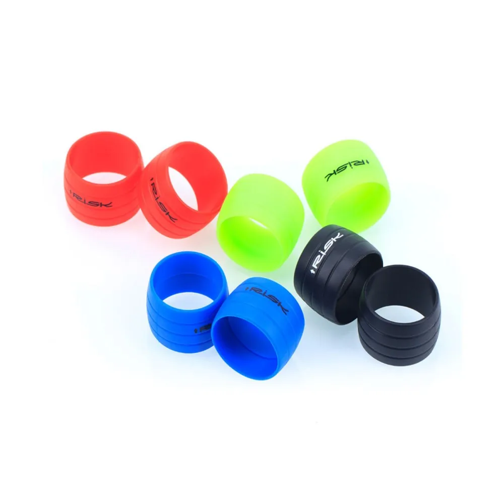 Silicone Bicycle Handlebar Tape plug Fixed Ring 2pcs Road Bike Shift Handle Protection Cover Non-Slip Cycling Accessories bike handlebar tape,bicycle accessories,bike handlebar plugs