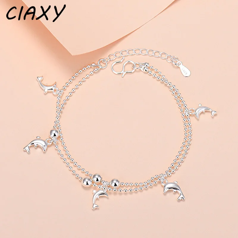 Cute Dolphin Charm – 925 Sterling Silver Bead For Bracelets & Charms