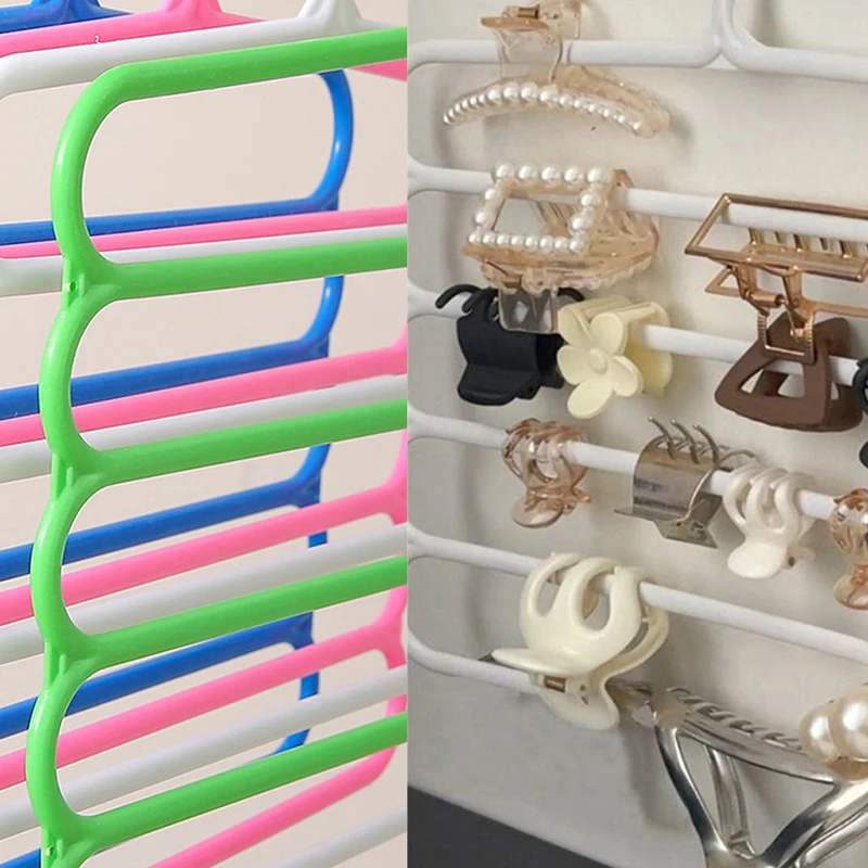 Hair accessory rack Hair Claw Storage Rack Organizer Large Capacity Headband Holder Wall Hanging Hairpin Hanger Space Multifunctional Storage Rack