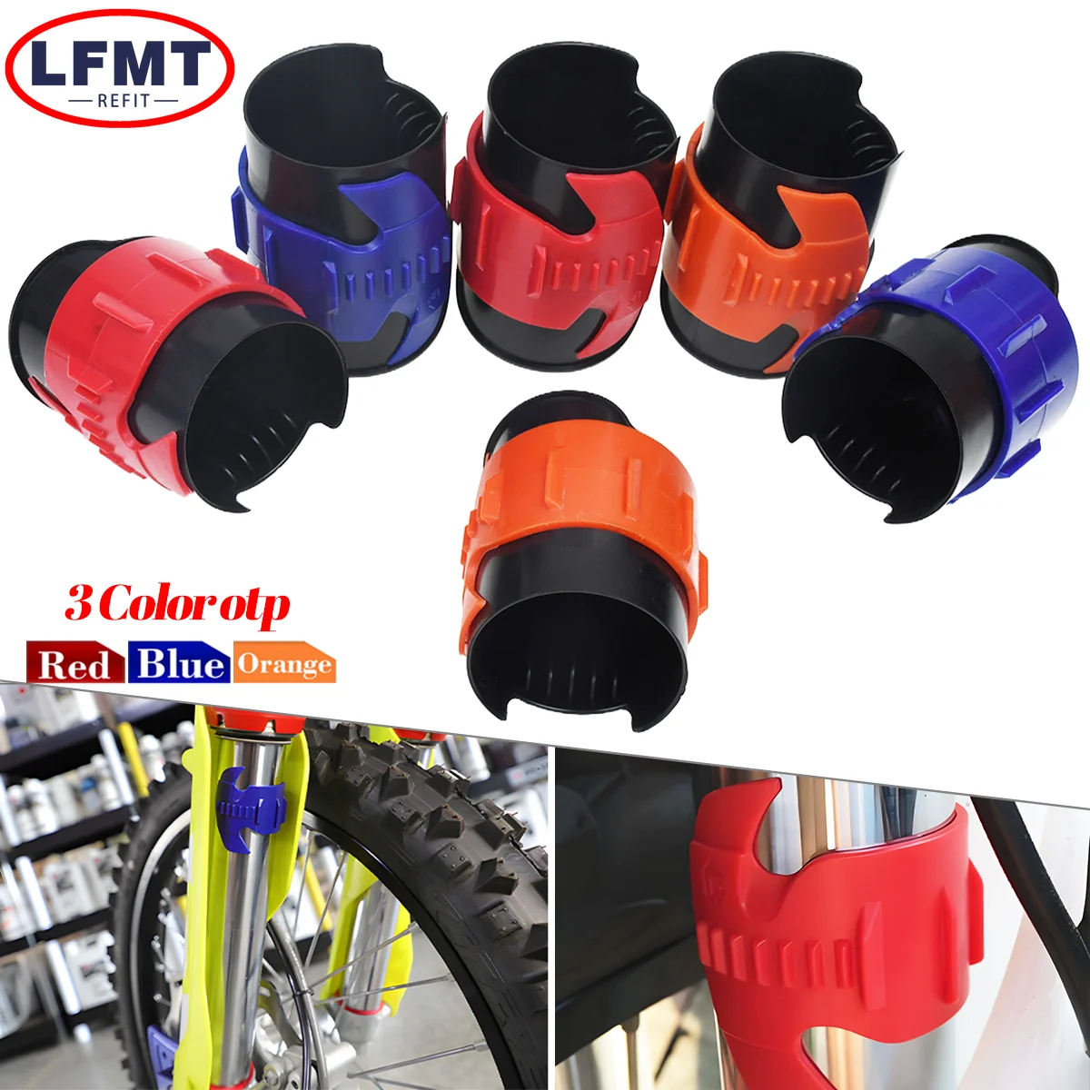 Bike Repair Tool For 45-55mm Front Oil Seal Fork Cleaner Motorcycle Shock Absorber Oil Seal Cleaning Tool For KTM Honda Yamaha
