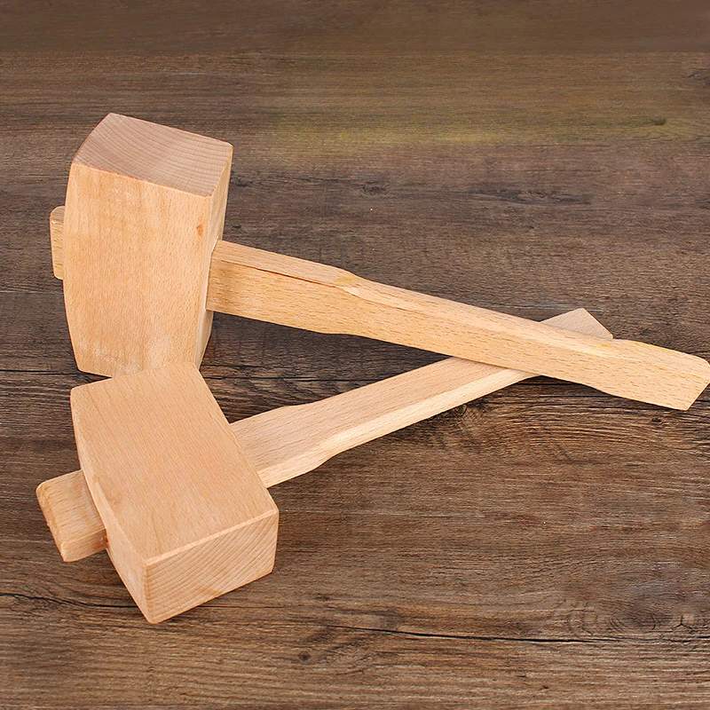 245mm Beech Solid Wood Mallet Woodworking Hammer Beechwood Wood Hand Tool  Carving Mallet Hammer Wooden Mallet for Carpenter DIY - AliExpress