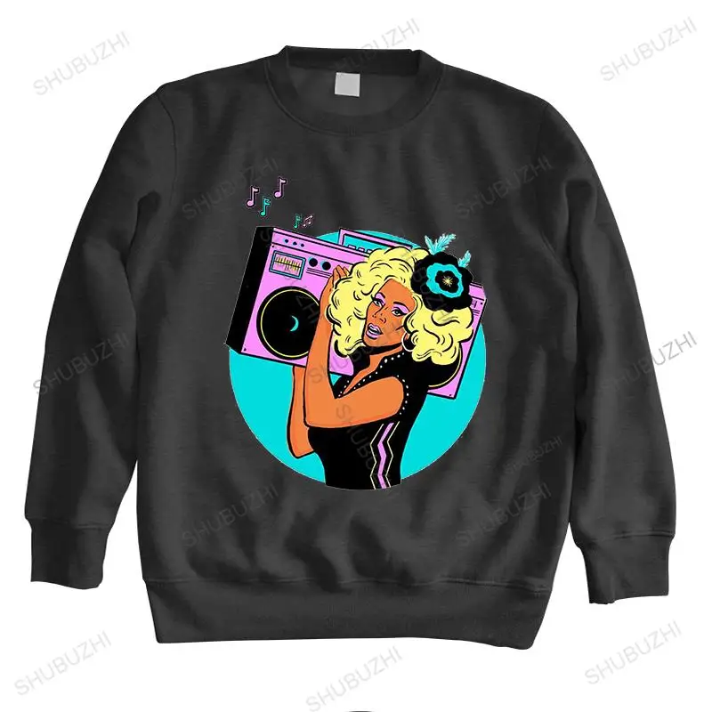 Мужская толстовка с круглым вырезом, новейшая толстовка с длинными рукавами Rupaul s0, мужские футболки для ТВ-шоу, Прямая поставка, Мужская Осенняя Толстовка