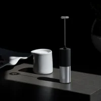 Milk Frother Handheld Portable Egg Beater Cappuccino Maker Chocolate Stirrer Mini Portable Food Blender Kitchen Whisk Egg Tool 2