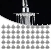50pcs Shower Head Silicone Nozzles Replacement Parts Spray Silicone Universal Water Outlet Hole Sprayer Bathroom Accessories 1