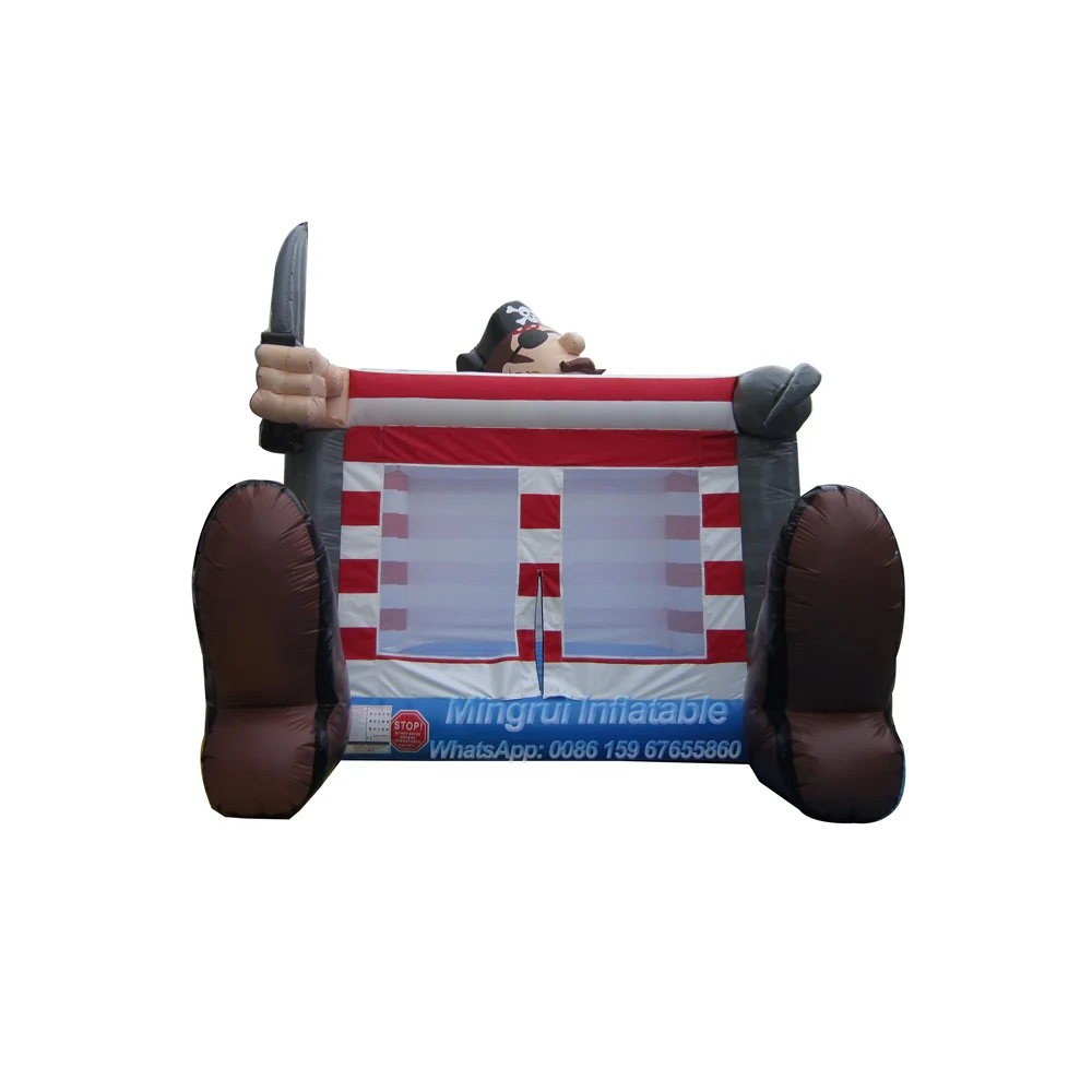 Inflatable Pirate House Bouncer for Rental, Knife Bouncing House