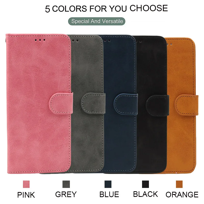 Elegant Leather Wallet Phone Case with Card Slots and Flip Cover
