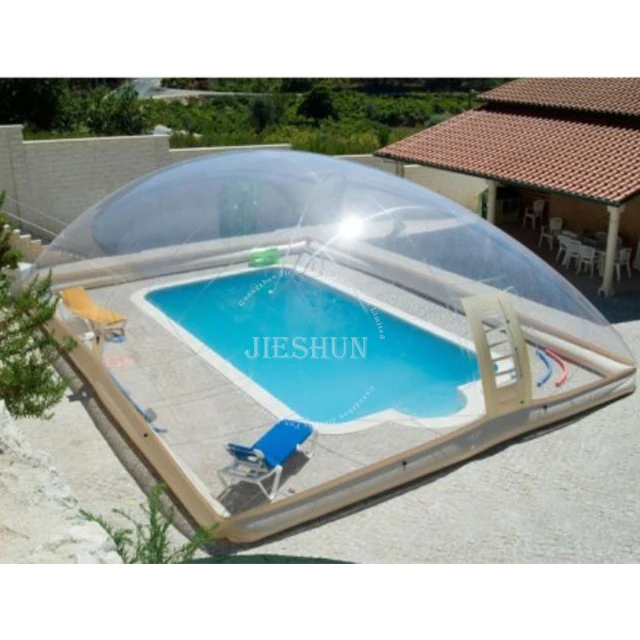 2024 customized Pool Cover Transparent Air Inflatable Swimming Pool Dome Tent Accessories