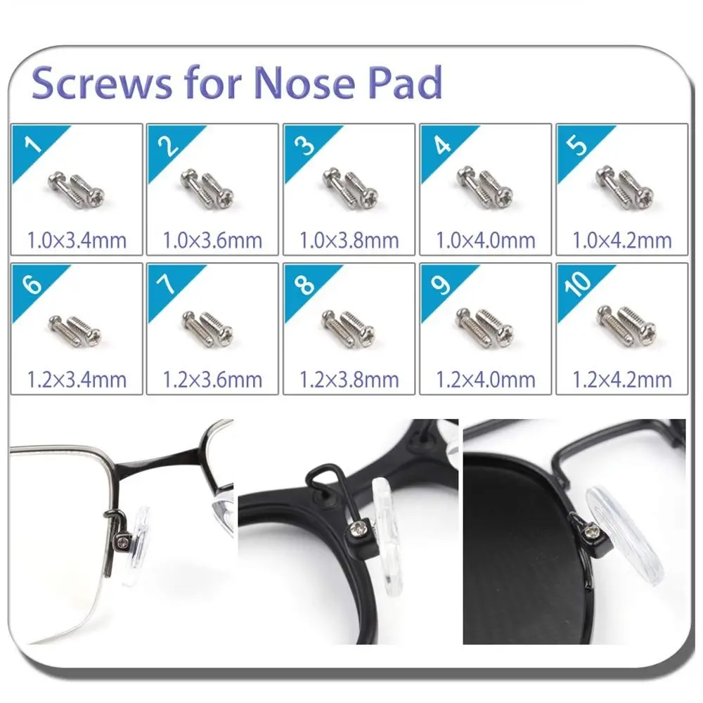 Schrauben Sets Reparatur Tool Kit Schraubendreher Brille Sonnenbrille Schraube Mutter Reparatur Kit Werkzeug Brillen Reparatur Brillen Reparatur Set – Detail 2