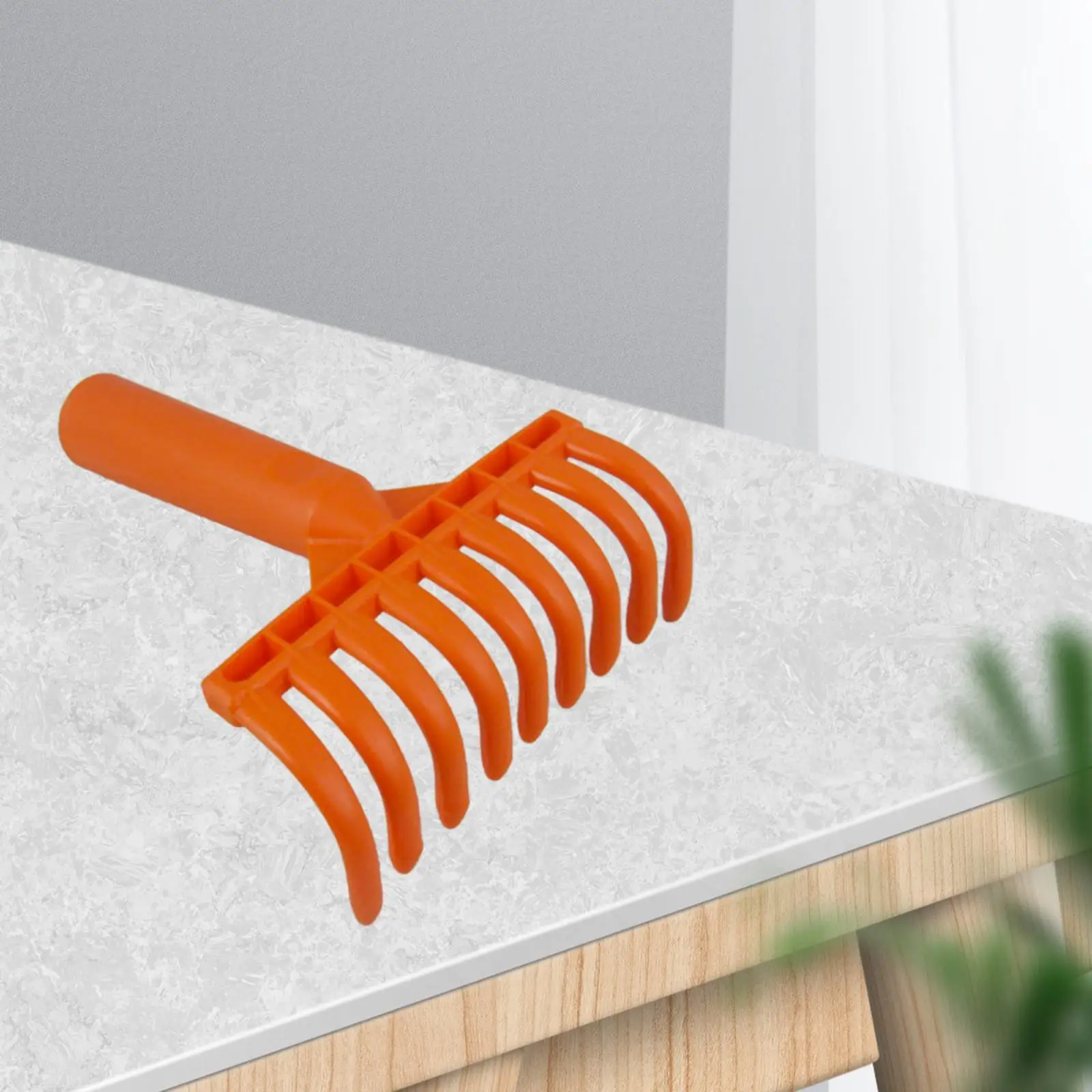 Small Yard Leaf Rake Hand Rake Claw Lightweight Ergonomic Reusable Garden Tool Leaf Grass Leaves Clean up of Plants