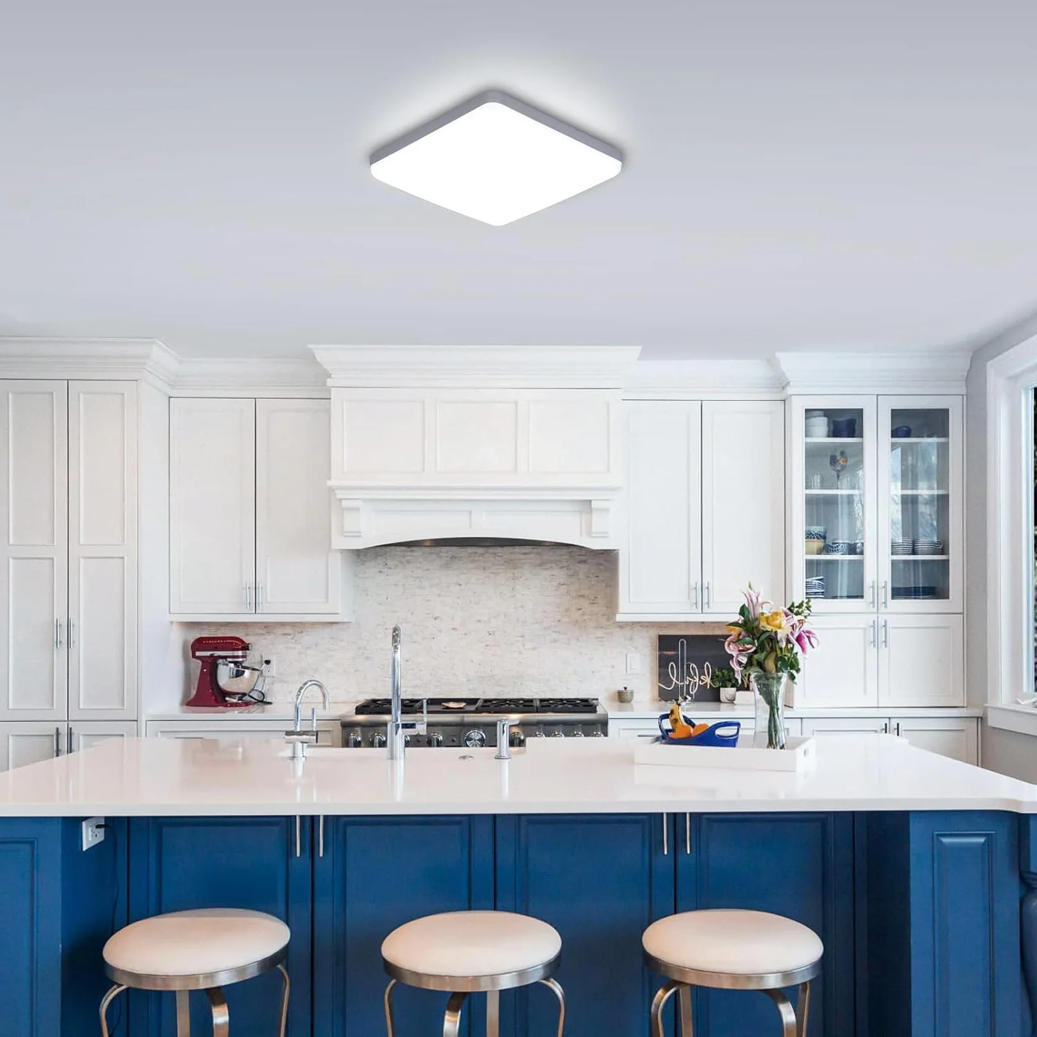36W Super Bright LED Panel Light, LED Ceiling Lamps,Modern Square Ultra Slim LED Ceiling Lighting for Bedroom, Kitchen: 3 - 5 Days Free Delivery Only UK