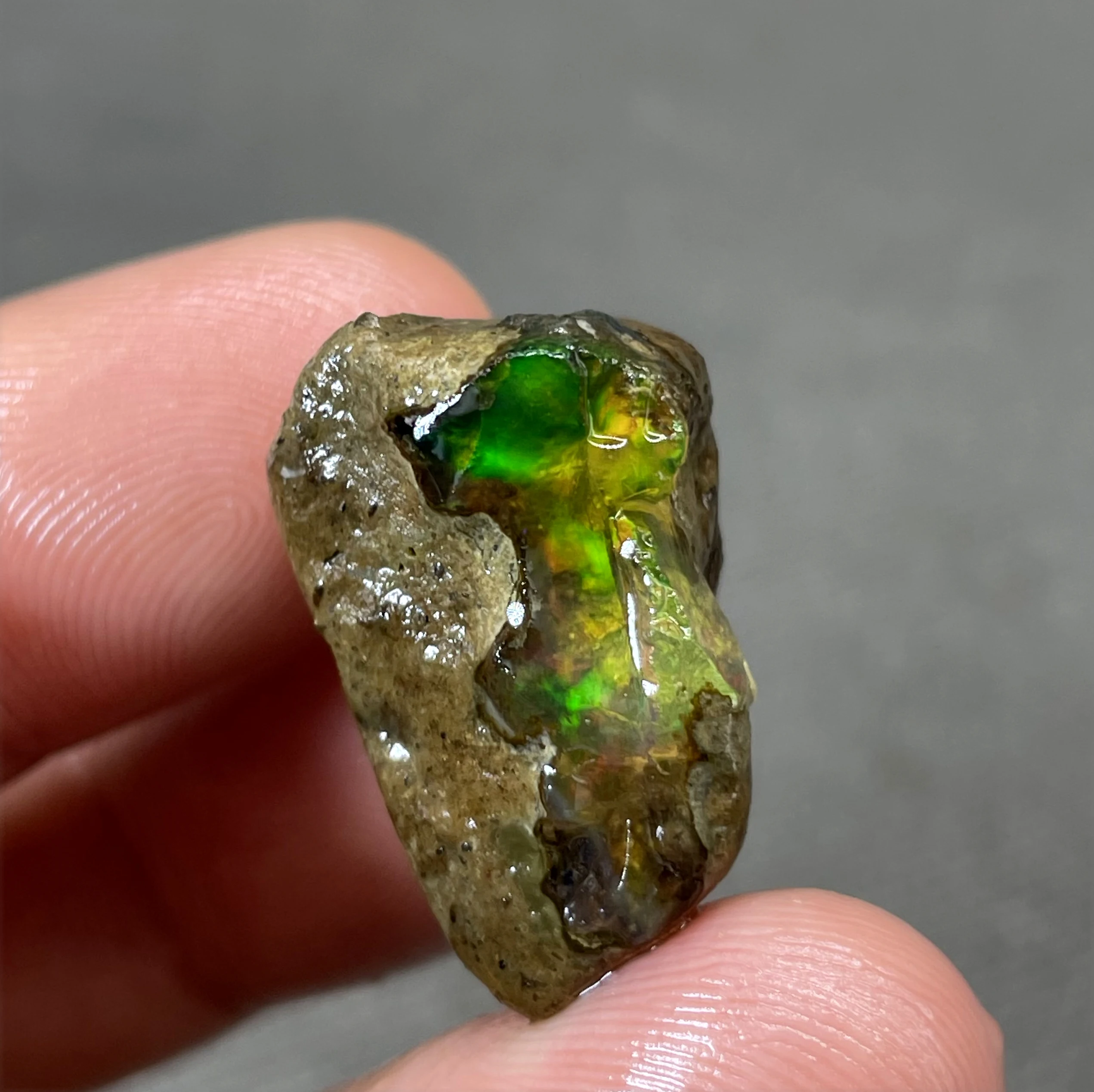 

BEST COLOR! 6g natural rare color Ethiopia water Opal gem mineral specimen stones and crystals healing crystals quartz