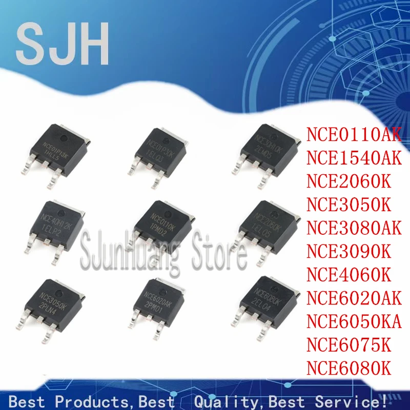 10PCS NCE0110K NCE1540K NCE2060K NCE3050K NCE3080K NCE3090K NCE4060K ...