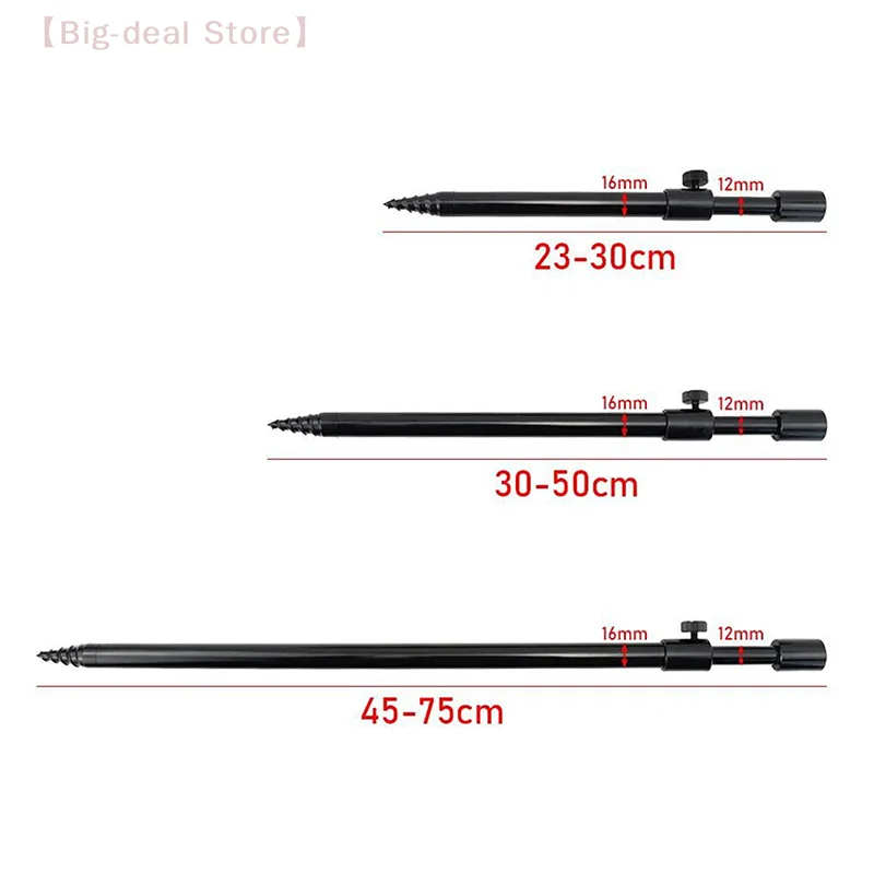 【M】Extending Aluminum Alloy Fishing Bankstick Adjustable Telescopic Carp Fishing Bank Stick Rod Pod Rest For Bite Alarm